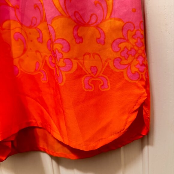 Boohoo - Paisley Print Button-Up Shirt with Shorts - Picture 6 of 8